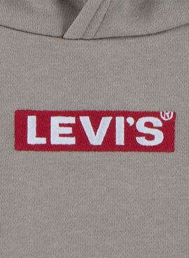 Sweatshirt Levis Boxtab Pullover Braun für Junge