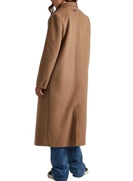Mantel Pepe Jeans Lana Madison Camel für Damen