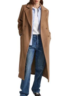 Mantel Pepe Jeans Lana Madison Camel für Damen