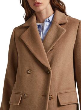 Mantel Pepe Jeans Lana Madison Camel für Damen