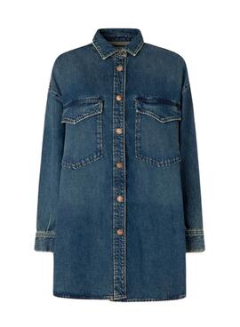 Hemd Pepe Jeans Audrey Vintage Denim für Damen