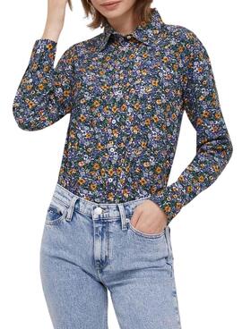 Hemd Pepe Jeans Idalia Flores für Damen
