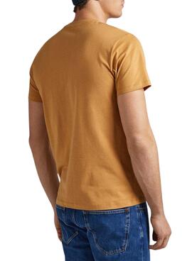 T-Shirt Pepe Jeans Kenelm Camel für Herren