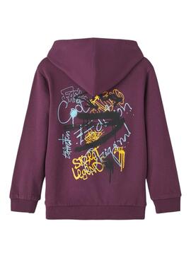 Sweatshirt Name It Ohatte Bordeaux für Junge