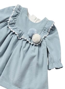 Kleid Mayoral Micropana Blau Neugeborene