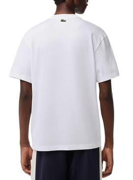 T-Shirt Lacoste Basic Weiss für Herren