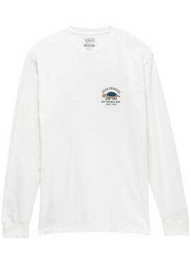 Sweatshirt Vans Turtle Racer Weiss für Herren