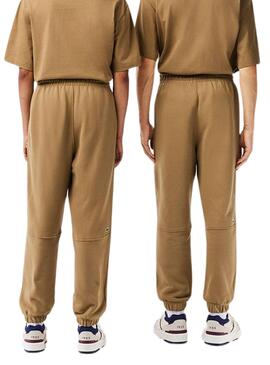 Hose Lacoste Logo Oversize Braun