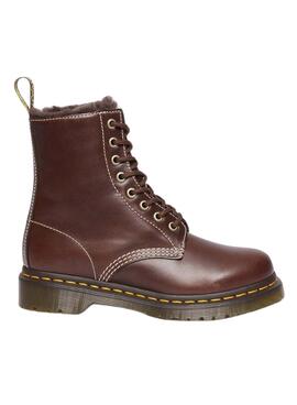 Stiefelettes Dr Martens 1460 Serena Braun für Damen