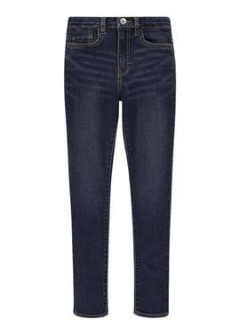 Hose Levis 720 High Rise Skinny Marineblau Mädchen