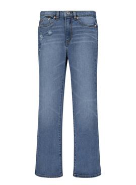 Hose Levis High Rise Flare Blau für Mädchen