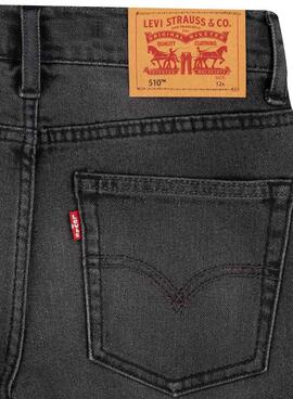 Hose Jeans Levis 510 Skinny Grau für Junge