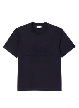 T-Shirt Lacoste Gepolstert Marineblau für Herren