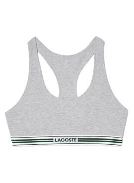 Bralette Lacoste Heritage Grau für Damen