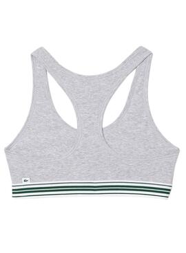 Bralette Lacoste Heritage Grau für Damen