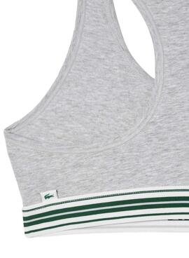 Bralette Lacoste Heritage Grau für Damen