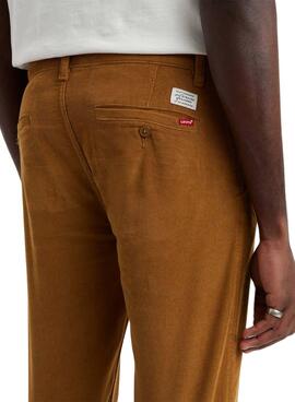 Hose Chino Levis Cordstoff Camel für Herren