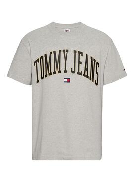 T-Shirt Tommy Jeans Gold ArchArch Grau für Herren
