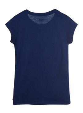 T-Shirt Levis Batwing Marineblau für Mädchen