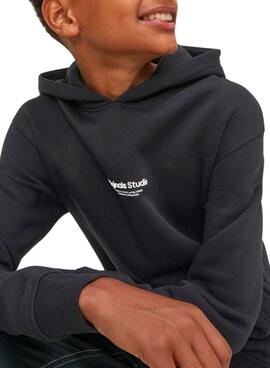 Sweatshirt Jack & Jones Jorverter Bro Schwarz Junge