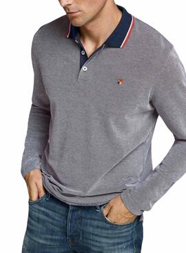 Polo Jack & Jones Bluwin M/L Grau für Herren