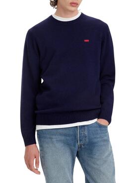 Pullover Levis Original Marineblau für Herren