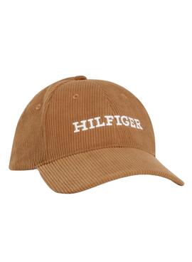 Mütze Tommy Hilfiger Cordoroy Camel Cordstoff Herren