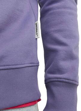 Sweatshirt Jack & Jones Silverlake Violett Herren