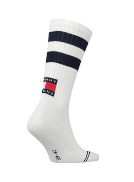 Socken Tommy Jeans TH Uni Sport Weiss Marineblau