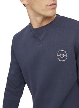 Sweatshirt Jack & Jones Shield Marineblau für Herren
