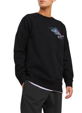 Sweatshirt Jack & Jones Nebel Schwarz für Herren