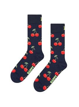 Socken Happy Socks Cherry Schwarzs für Herren