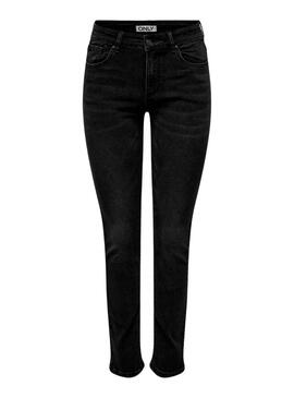 Hose Jeans Only Sui Slim Schwarz für Damen