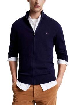 Jacke Tommy Hilfiger Pima Marineblau Herren