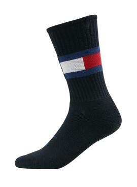 Socken Tommy Hilfiger TH Flag Marineblau Unisex