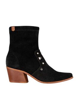 Stiefelette Popa Olivia Adornos Schwarz für Damen