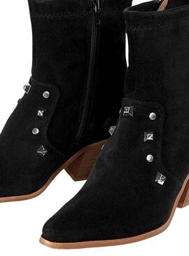 Stiefeletten Popa Olivia Verzierungen Schwarz für Damen