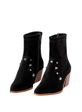 Stiefeletten Popa Olivia Verzierungen Schwarz für Damen