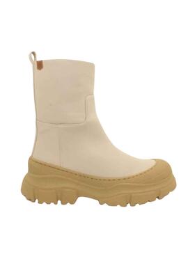 Stiefelettes Popa Ela Grenoble Beige für Damen