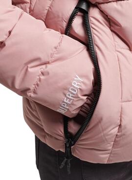 Jacke Superdry Spirit Sports Puffer Rosa Damen