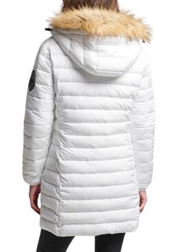 Jacke Superdry Fuji Hooded Weiss für Damen
