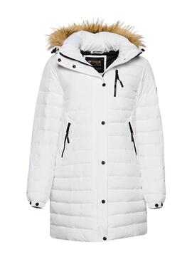 Jacke Superdry Fuji Hooded Weiss für Damen