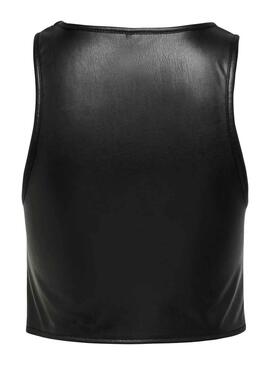 Top Only Dorit Cropped Schwarz für Damen