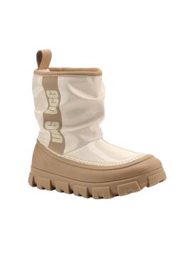 Stiefelettes UGG Classic Brellah Mini Beige Mädchen
