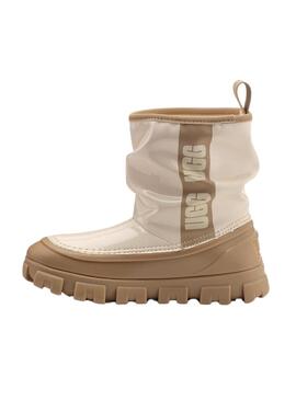 Stiefelettes UGG Classic Brellah Mini Beige Mädchen