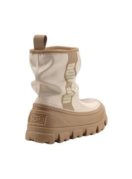 Stiefelettes UGG Classic Brellah Mini Beige Mädchen