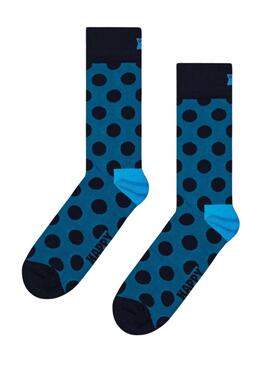 Socken Happy Socks Big Punkt Marineblau Herren Damen