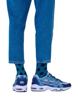 Socken Happy Socks Big Punkt Marineblau Herren Damen