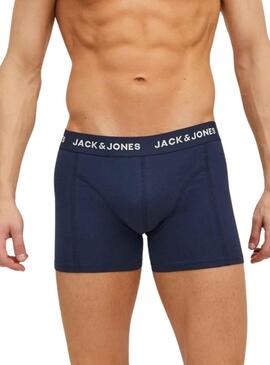 Pack 3 Unterhose Jack & Jones Marineblau Herren
