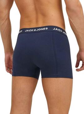 Pack 3 Unterhose Jack & Jones Marineblau Herren